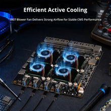 52Pi Aluminum Alloy Heatsink with 3007 Blower Fan for Raspberry Pi Compute Module 5, Active Passive Dual Cooling Radiator for Raspberry Pi CM5