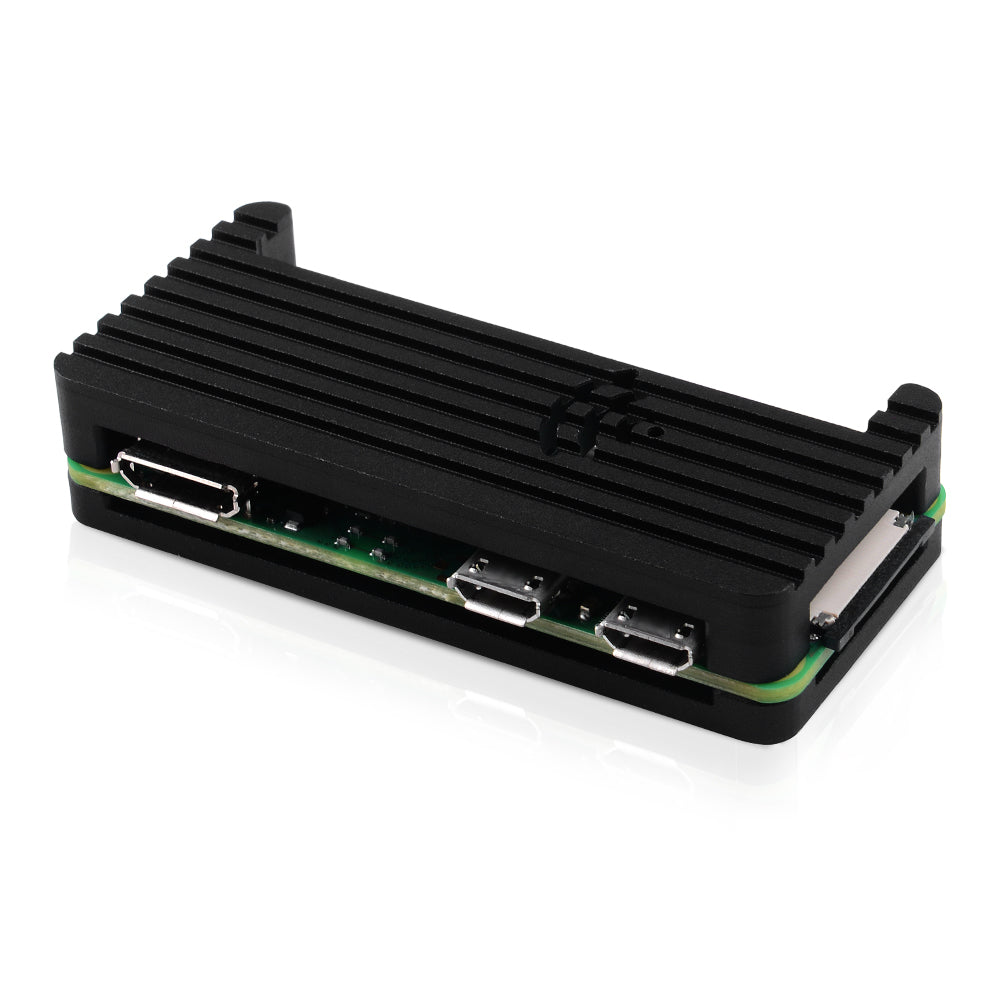 GeeekPi Raspberry Pi zero 2W enclosure with passive aluminum housing, QC3.0 power supply, heatsink, 20 pin GPIO header, 4-port USB hub GeeekPi Raspberry Pi zero 2W enclosure with passive aluminum housing, QC3.0 power supply, heatsink, 20 pin GPIO header, 4-port USB hub