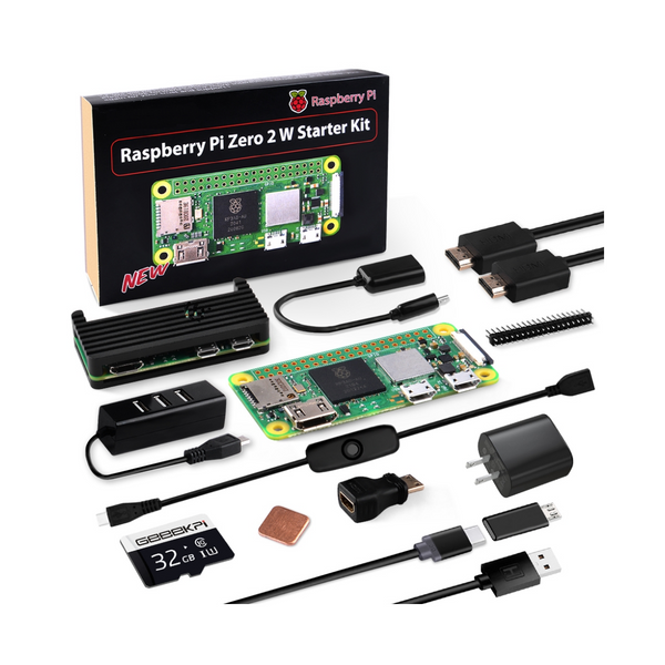 Raspberry Pi 4 2GB 4GB 8GB Ram Starter Kit Case with Fan Power Supply  Heatsink