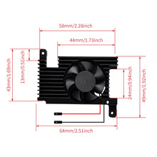 ROCK 4 Model C+ Cooling Fan 3510 Heatsink for Rock Pi 4C Plus