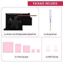 52Pi Armor Lite V5 Aluminum Heatsink with 3510 Fan for Raspberry Pi 5