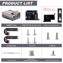 GAME5Pi Case with N08 M.2 NVME PCIE Board For Raspberry Pi 5, with Armor Lite V5 Active Cooler