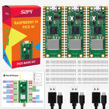 Raspberry Pi Pico W with Header, RPI Pico Wireless WiFi RP2040 Microcontroller Development Board