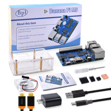 52Pi Banana PI BPI-M5 Amlogic S905X3 Quad Core ARM Mali G31 4GB LPDDR4 RAM 16GB eMMC Flash Support Linux Ubuntu Debian Single Board