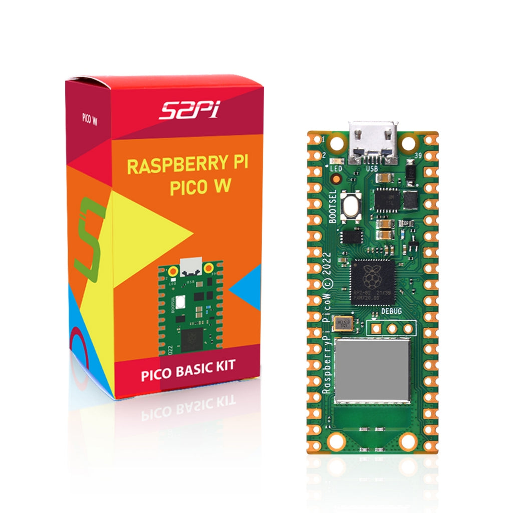 Raspberry Pi Pico W with Header, RPI Pico Wireless WiFi RP2040 Microco ...