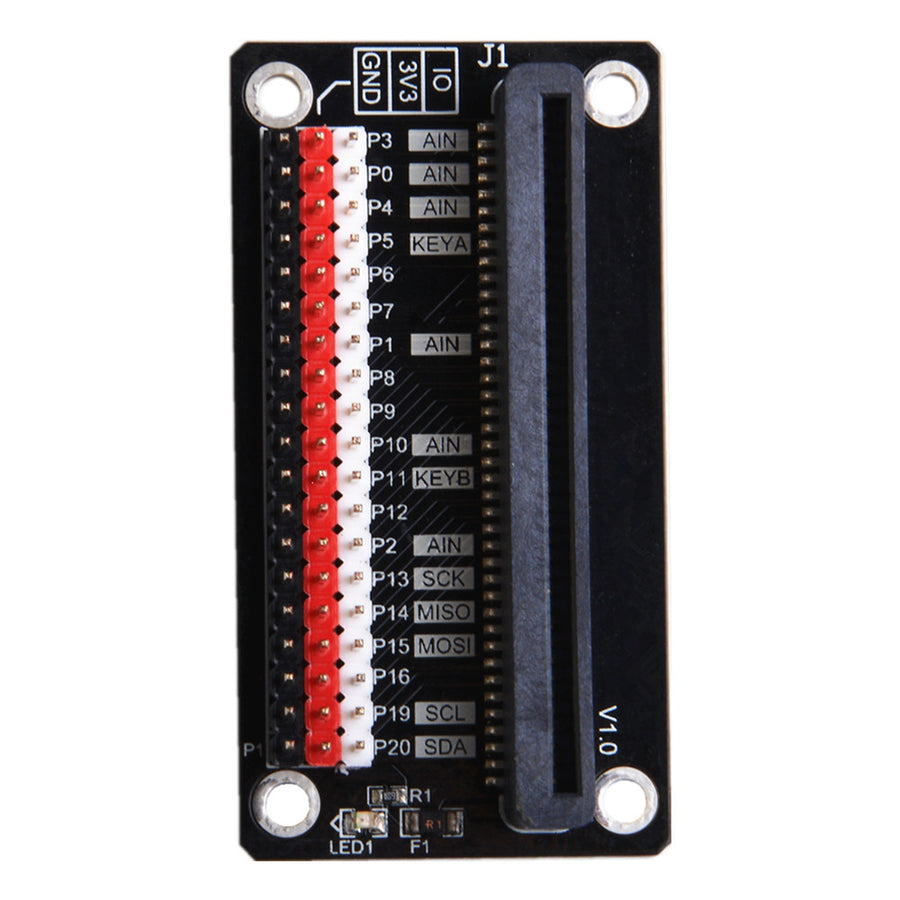 MicroBit Basic Extension Expension Breakout Board Vertical