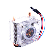 2 Set DC 5V Adjustable Speed 40*40*10mm LED 3 Wires Silent Cooling Fan Kit for All Mode Raspberry Pi
