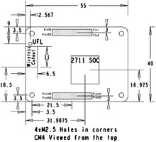 Raspberry Pi Compute Module 4 -8GB RAM 32GB eMMC , 2.4/5.0GHz with Wi-Fi & Bluetooth (CM4108032)