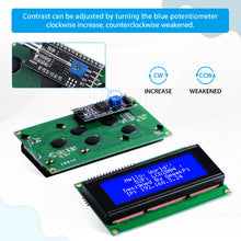 52Pi IIC I2C LCD 2004 Serial 20x4 Display Module with I2C Interface Adapter for Raspberry Pi Arduino STM32 DIY Maker Project BPI Tinker Board Electrical IoT Internet of Things