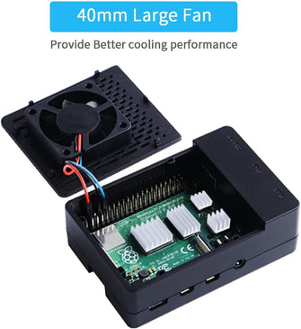 Raspberry Pi 4 Model B 8GB/4GB/2GB RAM ABS Arylic Case Shell Starter Kit with Fan Power Supply SD Card HDMI Cable