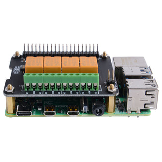 4 Channel Relay Board Module for Raspberry Pi, Power Relay Module for ...