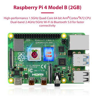 Raspberry Pi Rpi 4 Raspberry Pi 4 Model B with 4GB/8GB RAM 64bit QuadCore 1.5GHz – 52Pi Store