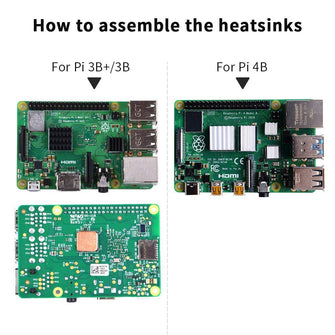 DC 5V Cooling Fan ( 30*30*7mm) Heatsink Kit for Raspberry Pi
