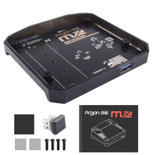 Argon ONE M.2 Case for Raspberry Pi 4 Model B M.2 SATA SSD to USB 3.0 Board Support UASP Built-in Fan Aluminum Case