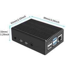 Raspberry Pi4 Model B Metal Enclosure Box Aluminum Case with Self-Cooling Column