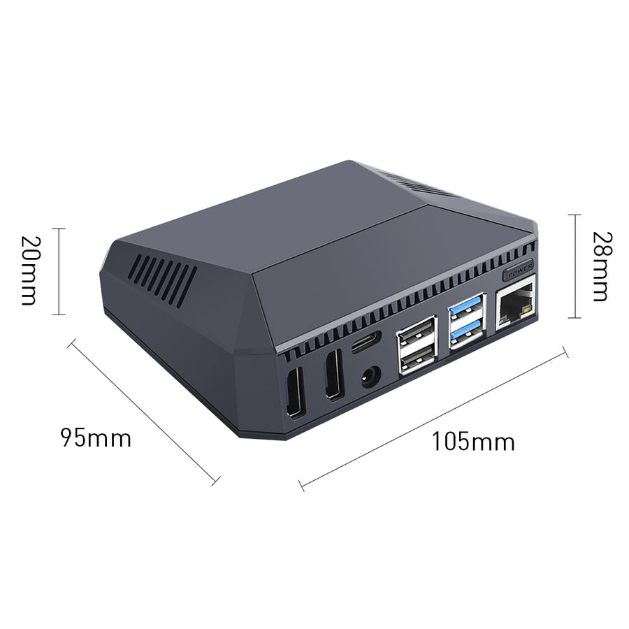 Argon ONE Case V2 for Raspberry Pi 4 Aluminum Enclosure for
