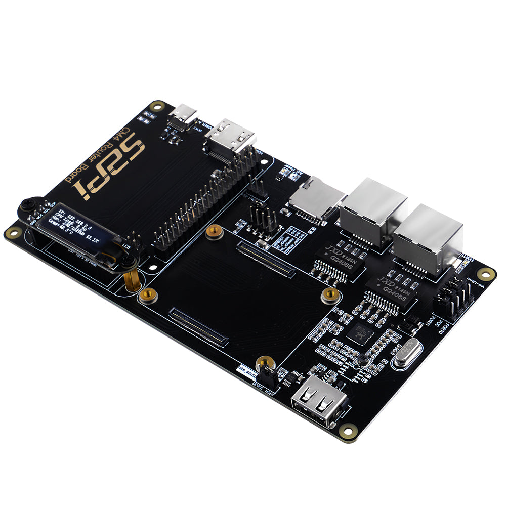 Cm4 Router 52Pi Router Board for Raspberry Pi CM4/CM5, Pi Compute Module 4 Expans ...