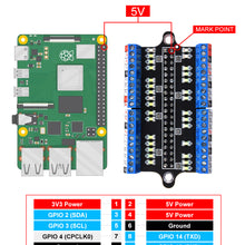 52Pi Micro GPIO Terminal Block Breakout Board Module for Raspberry Pi, GPIO Expansion Board Micro Connector for Raspberry Pi 4B/3B+/3B/2B/Pi Zero/Pi Zero W/Pi Zero 2 W