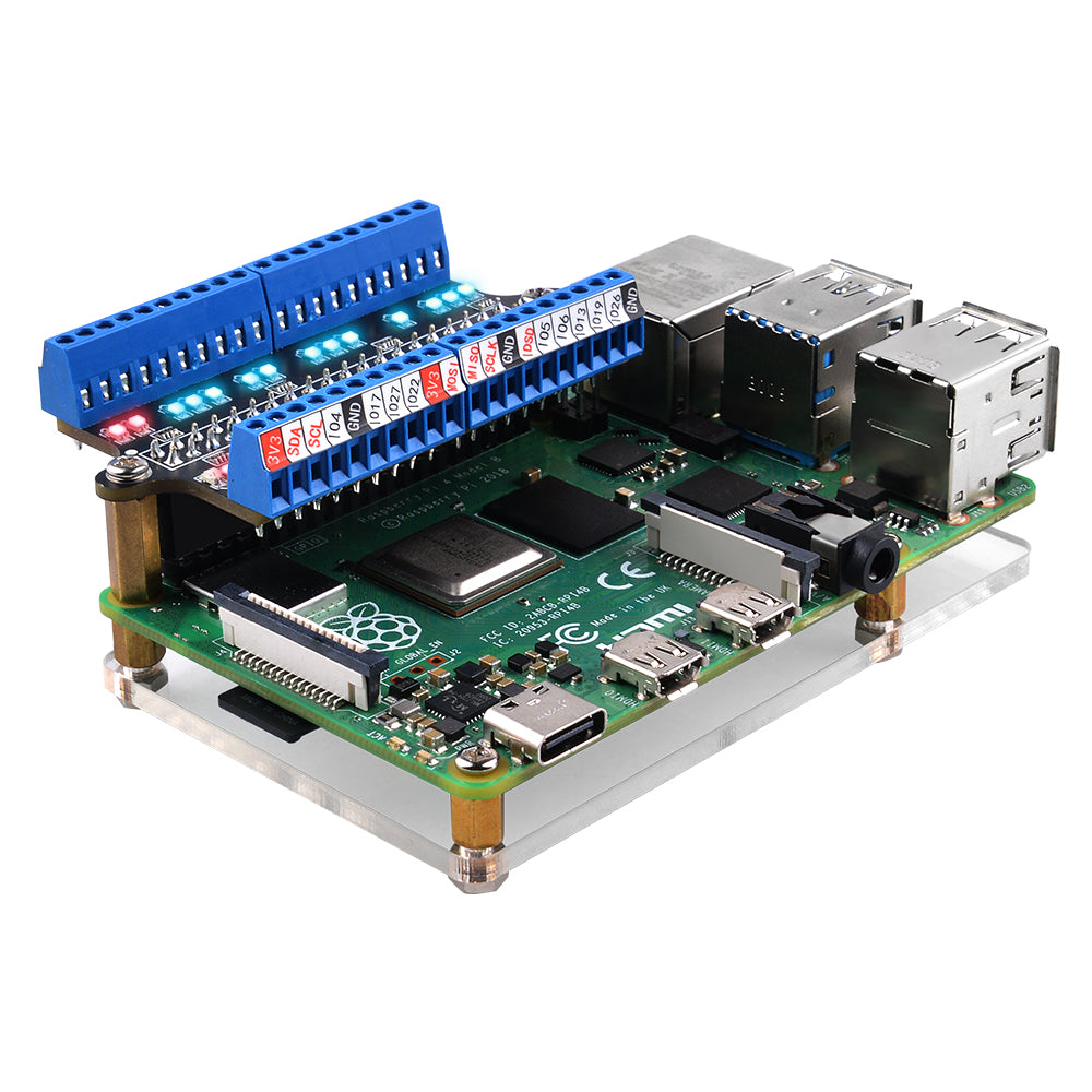 Division Raspberry Pi Terminal 52Pi Micro GPIO Terminal Block Breakout Board Module for Raspberry Pi ...