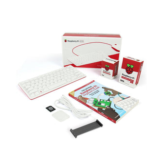 Raspberry Pi 400 PC Kit Keyboard with a Built-in Computer 4GB LPDDR4-3200 USB HDMI Cable GPIO Header UK Power Supply