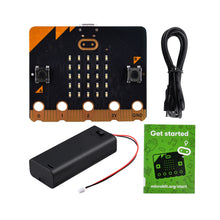 BBC Micro:bit V2.2 Board with Micro USB Cable and Battery Holder for Coding and Programming(Not Include Batteries)