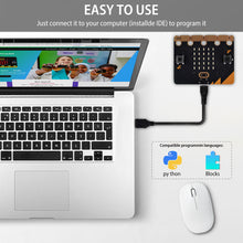 52Pi Micro:bit V2 Go Kit Original Microbit V2 Starter Kit, with BBC Micro:bit V2 Board, Battery Holder, 2 AAA Batteries, Micro USB Cable for Coding and Programming