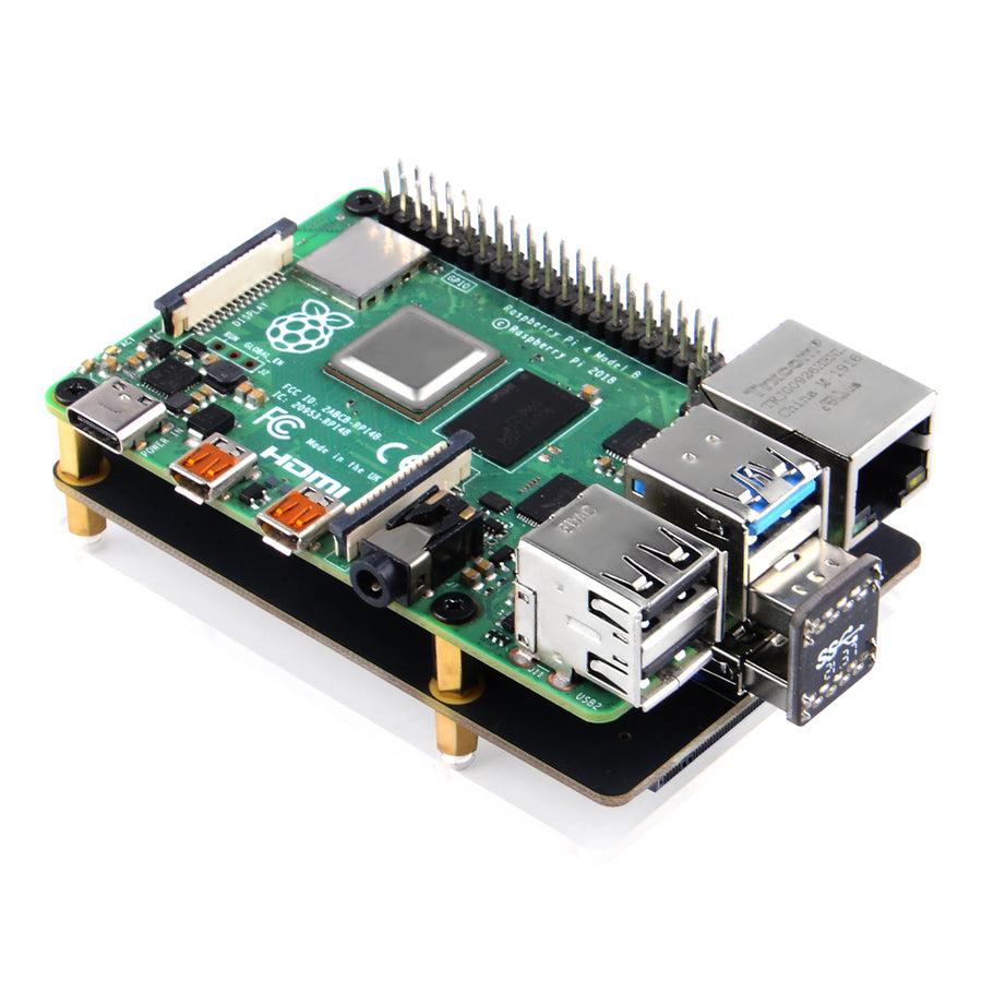 52Pi X862 V2.0 M.2 NGFF SATA SSD Storage Expansion Board with USB
