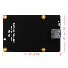 52Pi X862 V2.0 M.2 NGFF SATA SSD Storage Expansion Board with USB 3.1 Connection Support Key-B 2280 SSD for Raspberry Pi 4