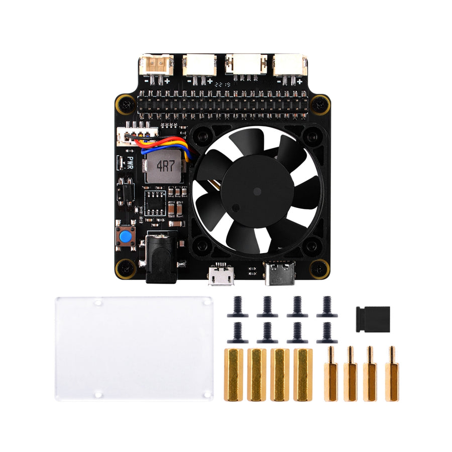 52Pi X735 V3.0 with Safe Shutdown & PMW Cooling Fan Expansion
