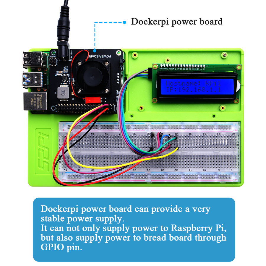 52Pi ABS Experiment Holder Platform Development Breadboard for