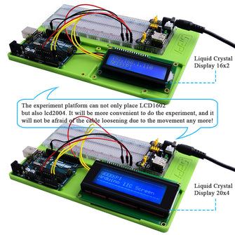 ABS Experiment Holder Platform Development Breadboard for Raspberry Pi 4B / 3B+ / 3B / 2B / B+, Zero/W, Mega 2560