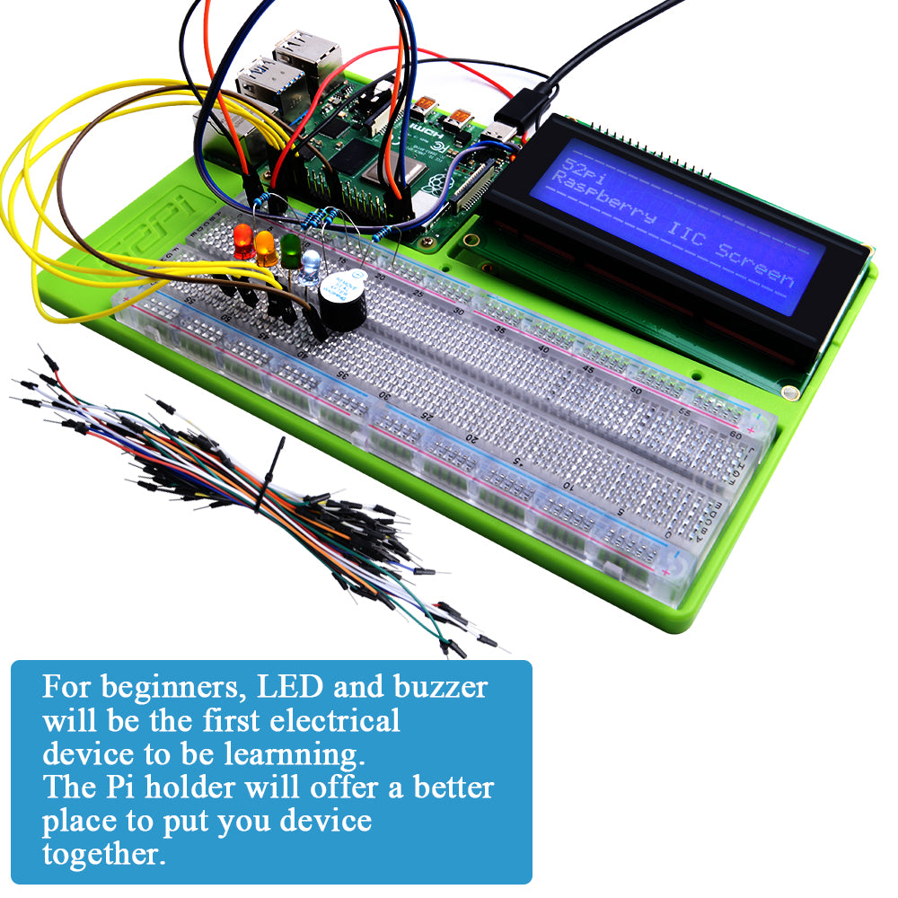 52Pi ABS Experiment Holder Platform Development Breadboard for Raspber ...