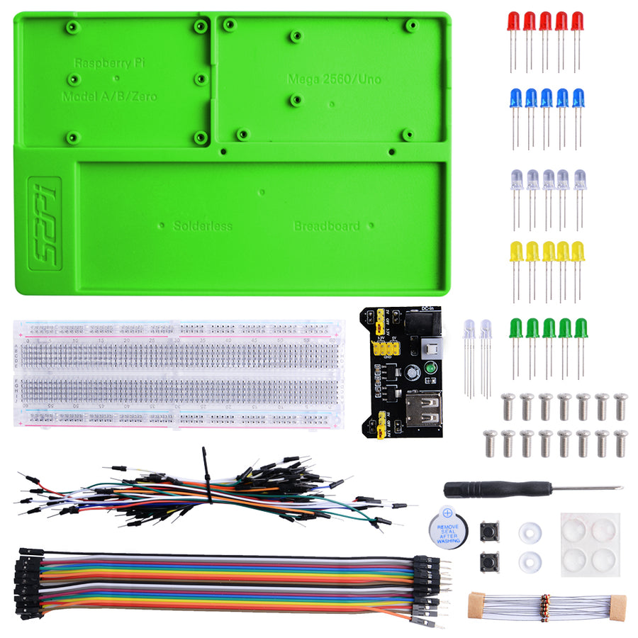 52Pi ABS Experiment Holder Platform Development Breadboard for