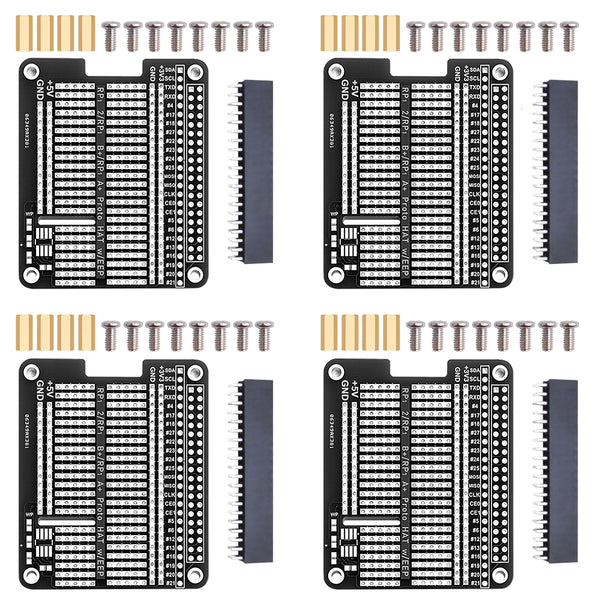 2.54mm Pitch Board CZH-Labs 4x Raspberry Pi Prototype Shield Boards ...