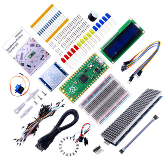 52Pi Raspberry Pi Pico Basic Starter Kit with Raspberry Pi Pico, Bread ...