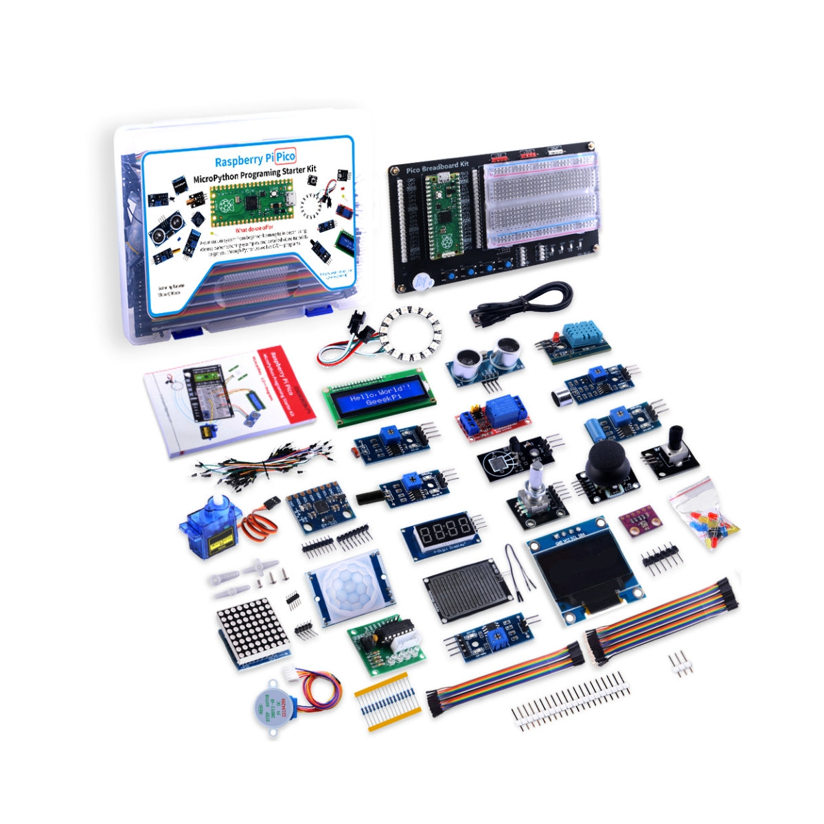 52Pi Raspberry Pi Pico Micro Python Programing Kit with Raspberry Pi P ...