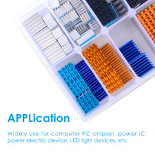 52Pi 102pcs Heatsink Aluminum Copper for Raspberry Pi 4/3B+/3B/B+/B/A 3D Printers Stepper Motor Module PC Chipset DIY LED Device