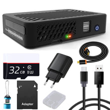 DeskPi Lite Case for Raspberry Pi 4B, with Power Button/Heatsink/PWM Fan, Power Supply 32/64GB Card, 4K HDMI Cable