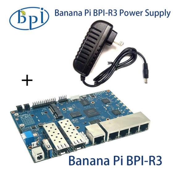 Banana Pi BPI R3 Router Board With MediaTek MT7986 Quad Core ARM