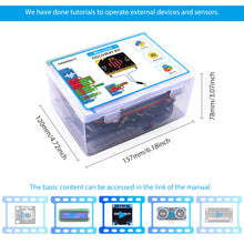 52Pi BBC Micro:bit Basic Starter Kit (V2 Included), Blocks and Python Code, Multiple Sensors Project Examples, Detailed Tutorial Included