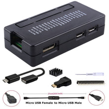 52Pi Raspberry Pi Zero 2 W/Zero W Case, 7 in 1 Basic Starter Kit with Raspberry Pi Zero Heatsink, 20Pin GPIO Header, OTG Cable, Switch Cable, HDMI Adapter and Screwdriver