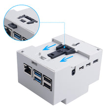 52Pi ABS Electrical Box Cooling Fan Heatsink Screwdriver Protective Case White Enclosure for Raspberry Pi 4 B/3 B+/3B