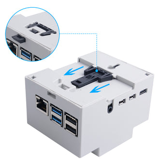 Waterproof Box Electrical Raspberry Pi Raspberry Pi ABS Electrical Protective Box Wall Mounted Case White ...