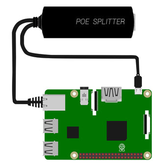 Gigabit Raspberry Pi PoE Splitter Gigabit USB Type C Power Over Ethernet IEEE 802.3af PoE Switch Extension
