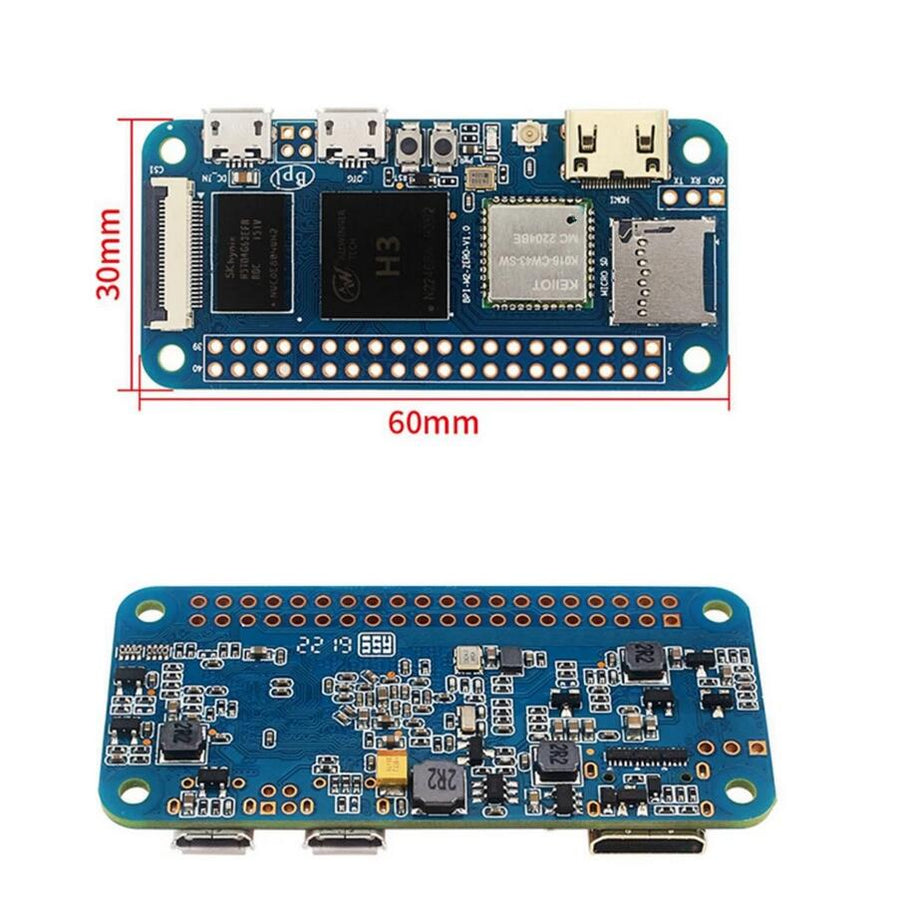 52Pi Banana Pi BPi-M2 Zero Quad-core Allwinner H3 512MB DDR3 RAM