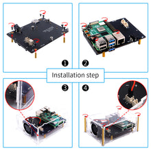 52Pi X825 2.5 inch SATA HDD/SSD Storage Expansion Board, X825 USB3.1 Mobile Hard Disk Module for Raspberry Pi 4B