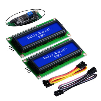 I2C 1602 LCD Display Module 16X2 Character Serial Blue/Yellow Backlight LCD Module