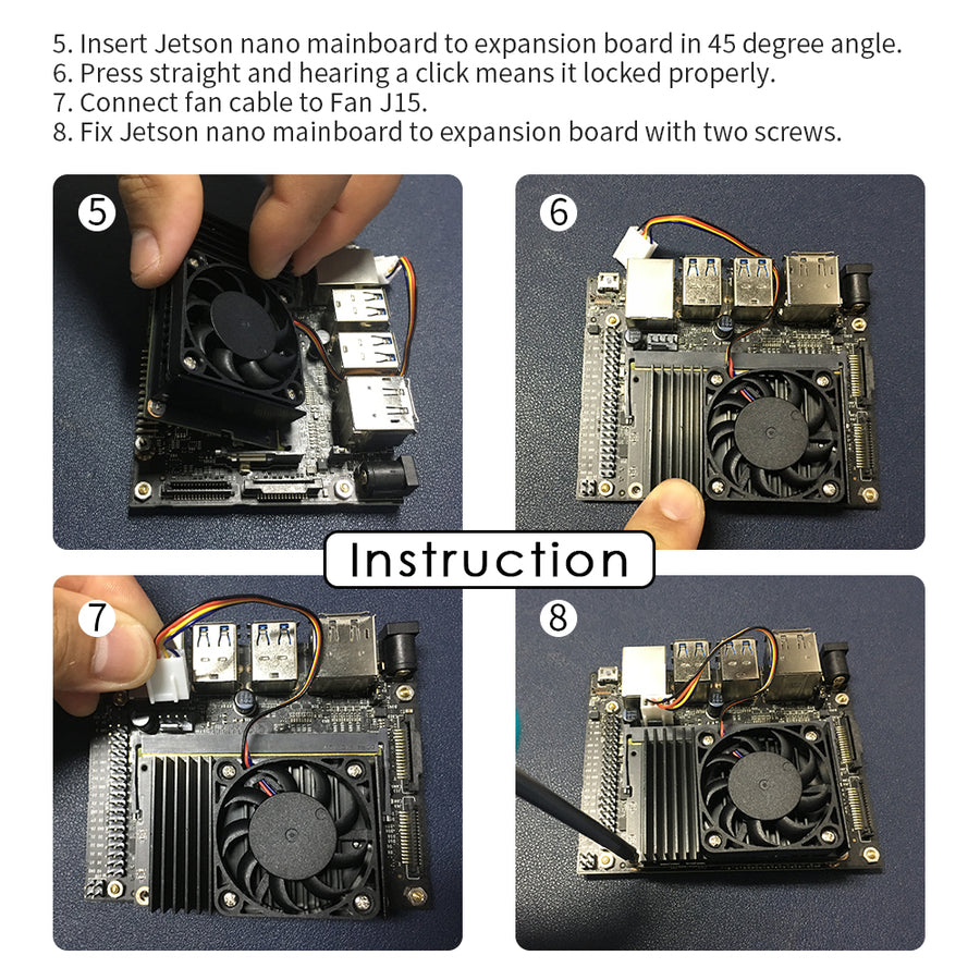 52Pi Heatsink with PWM Fan for NVIDIA Jetson Nano – 52Pi Store