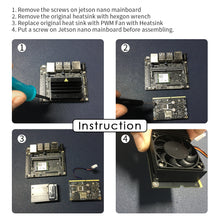 52Pi Heatsink with PWM Fan for NVIDIA Jetson Nano