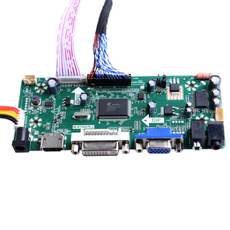 NT68676 HDMI+VGA+DVI+Audio Input LCD Controller Driver Board or HSD190MEN4 M170EN06 17" 19" 1280x1024 4CCFL 30Pins LCD Panel,Fit for Arcade1Up Monitor
